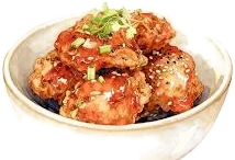 Illustration du poulet karaage